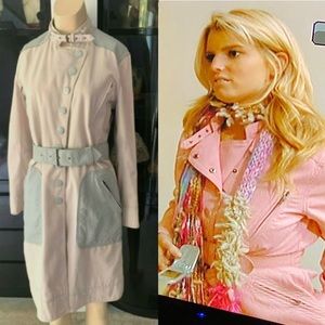 Catherine Malandrino ASO Jessica Simpson EUC Newlyweds Rare 2003 pink jacket